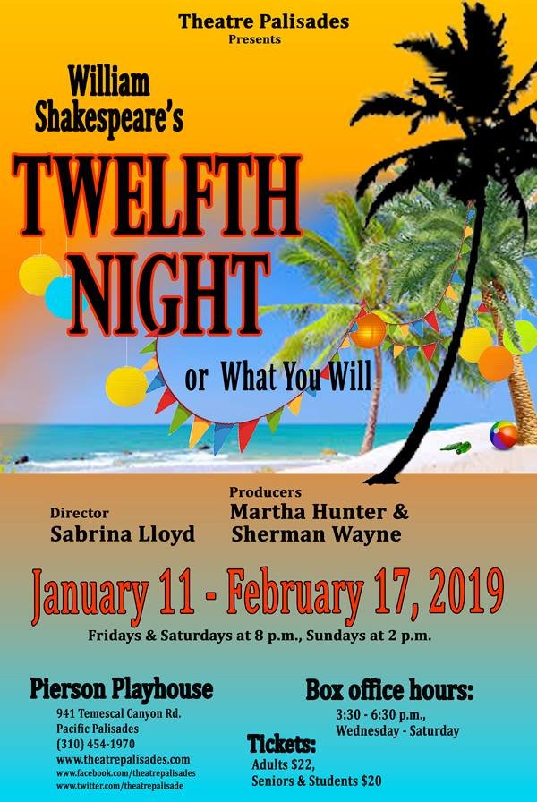 Mark has been cast as Sir Andrew Aguecheek in Twelfth Night!
