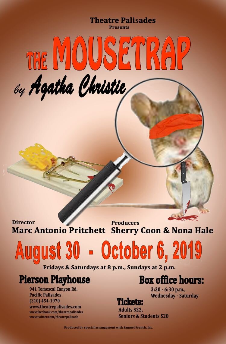 Mark has been cast as Paravicini in Agatha Christie's The Mousetrap!